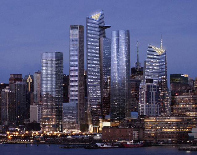 hudson yards skyline