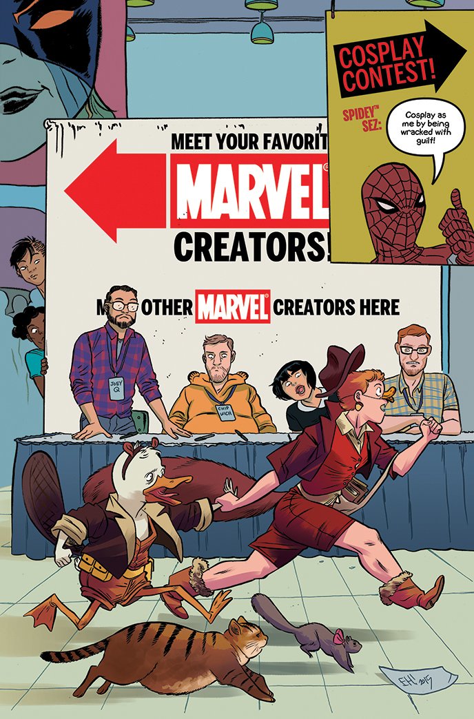 NYCC '15: Howard the Duck and Squirrel Girl join forces to fight convention crime? NYCC '15: Howard the Duck and Squirrel Girl join forces to fight convention crime?