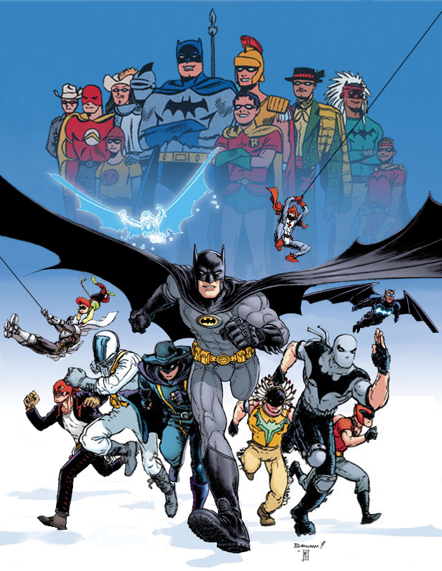 "A batman for every day of the week. That's the world I want to live in. An Earth-prime with Mondayman, Tuesdayman, Batman, Thursdayman..." -- Dan DiDio