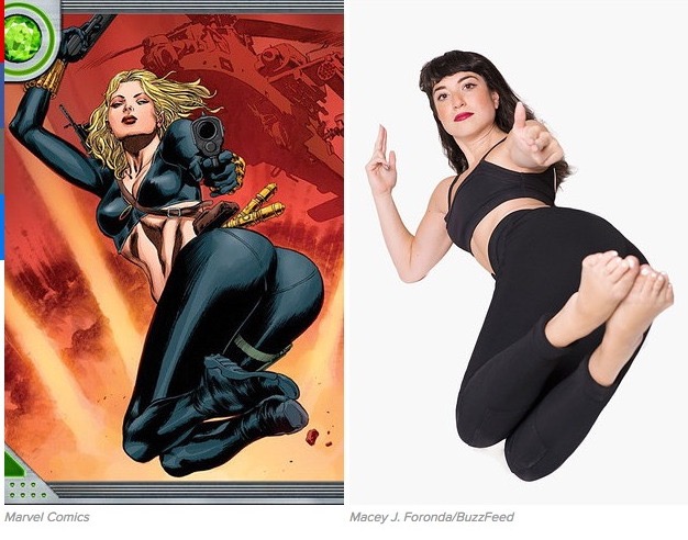 We Had Women Photoshopped Into Stereotypical Comic Book Poses And It Got Weird.jpeg