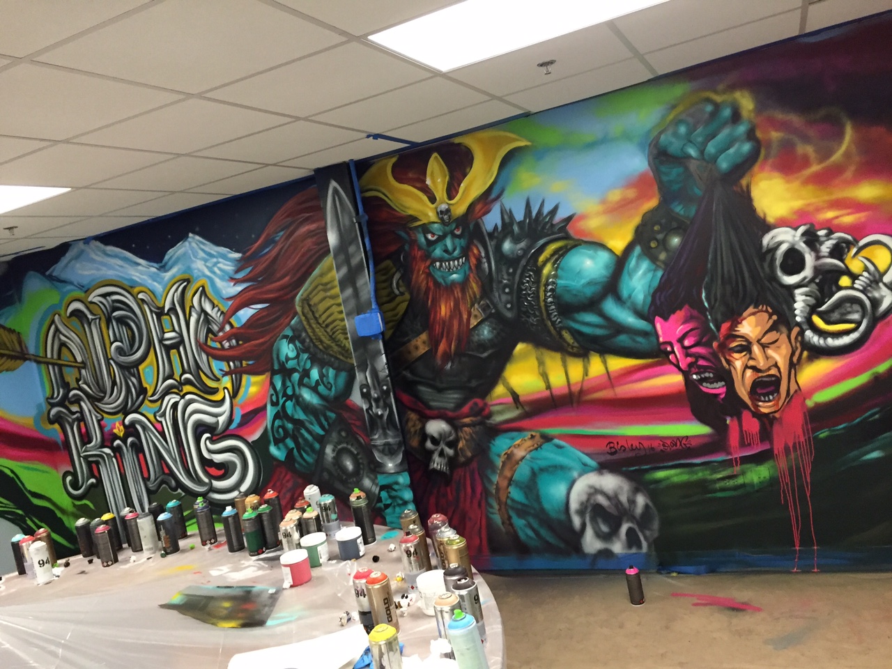 BisleyAlphaKingMuralprocess