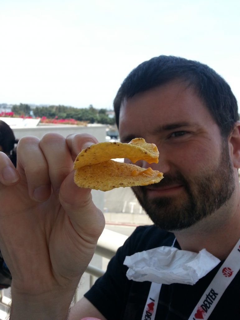 Yes, the nachos are delightfully cheesy, but you'll regret it later when looking for a restroom.