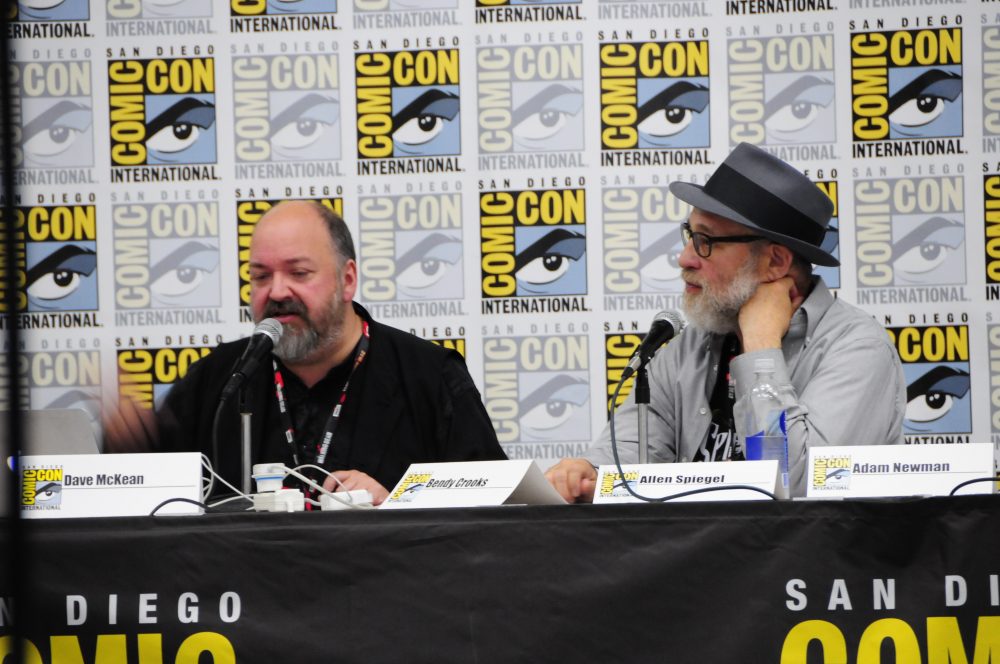 Left to right: Dave McKean and Allen Spiegel