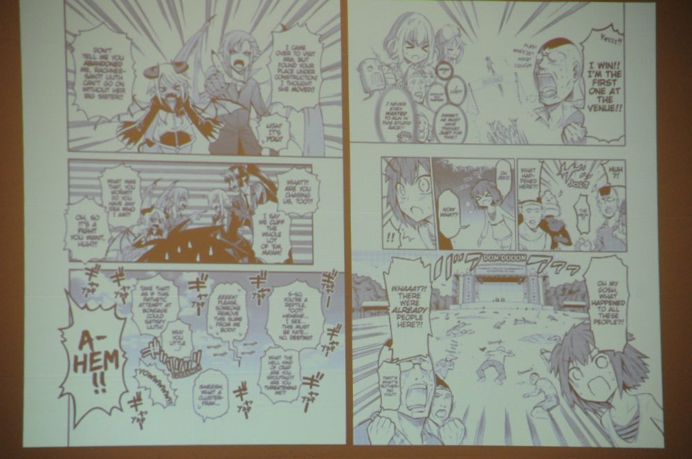 Example of Manga Ballooning and Lettering