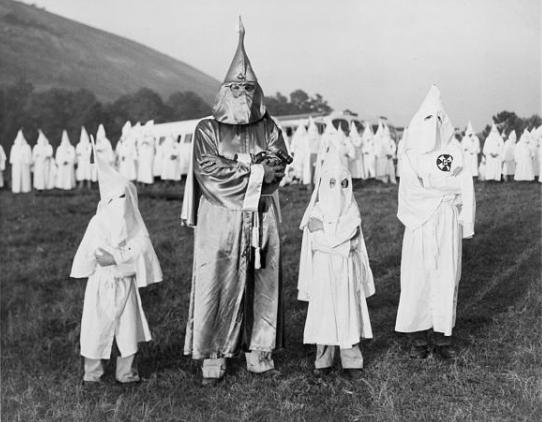 children_with_dr-_samuel_green_ku_klux_klan_grand_dragon_july_24_1948