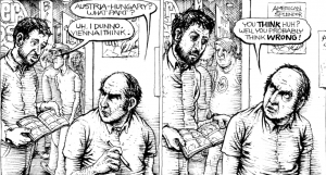 Jeff Newelt (JahFurry) & Harvey Pekar. Art by Joseph Remnant. 