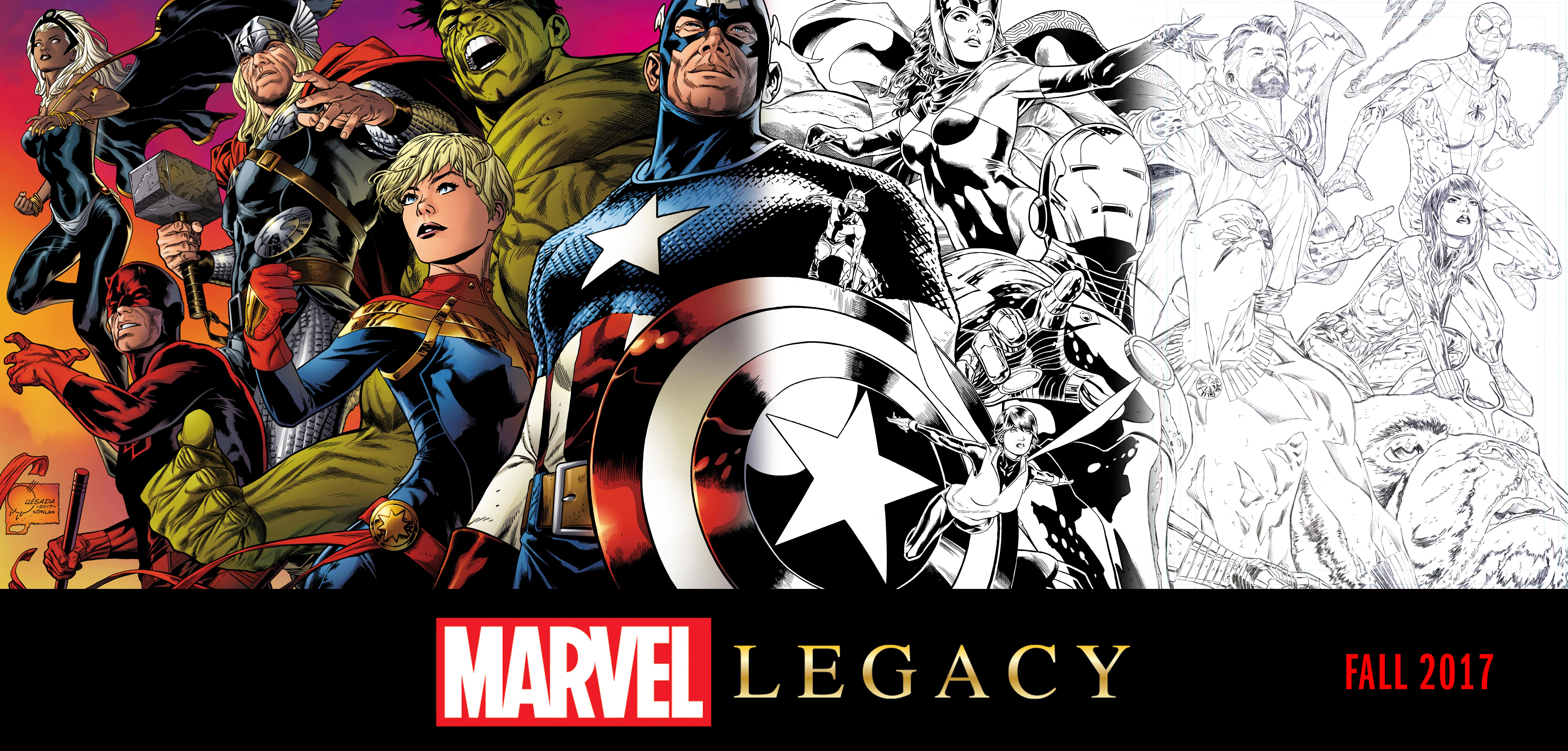 Marvel Legacy Cover by Joe Quesada