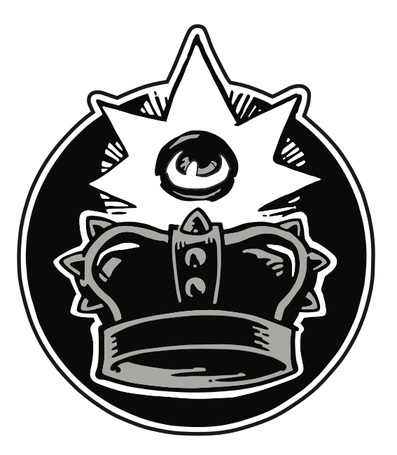 Black Crown Pin