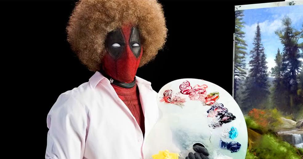 Ryan Reynolds Pulls Off His Best Bob Ross Impression In New