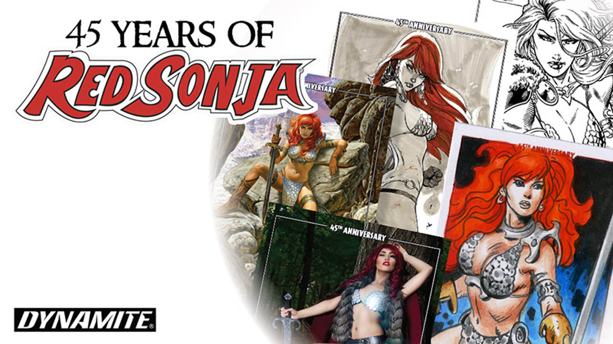 Red Sonja 45th Anniversary Double-Sided Puzzle Card #8 