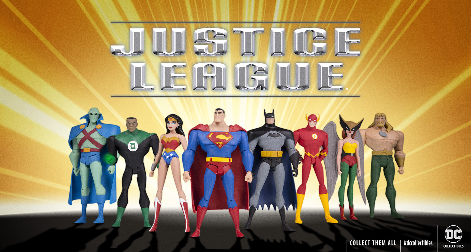 JUSTICE LEAGUE Animated Figures Coming This Fall From DC Collectibles
