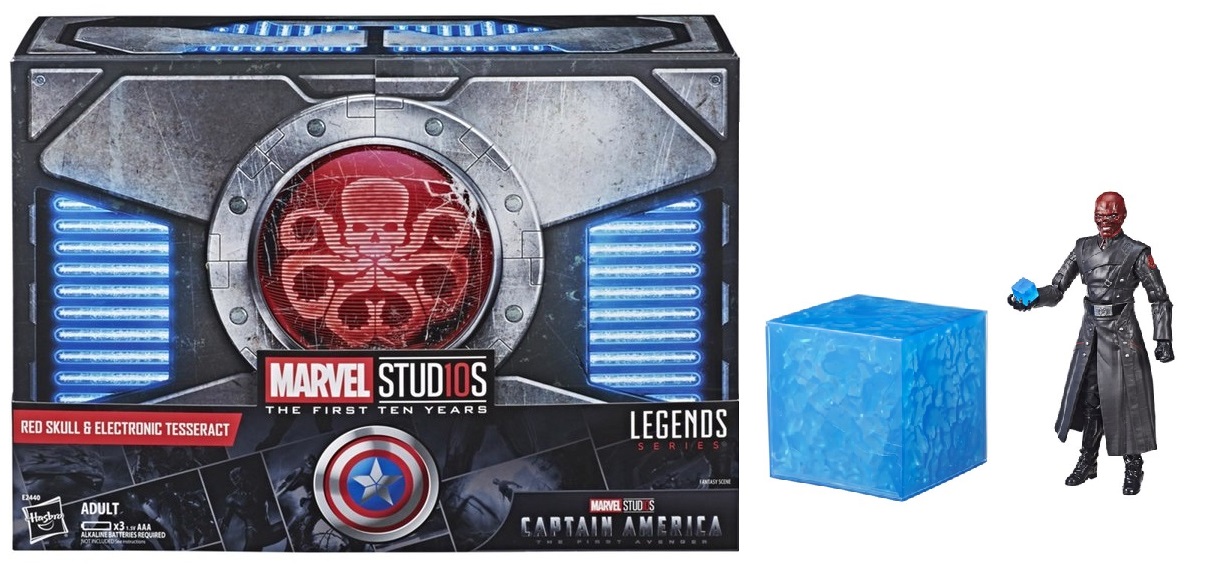 marvel legends red skull tesseract