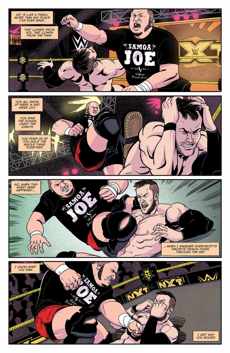 THE STARTING LINE: Comics Has A New Cup o'Joe in NXT TAKE OVER: PROVING  GROUND
