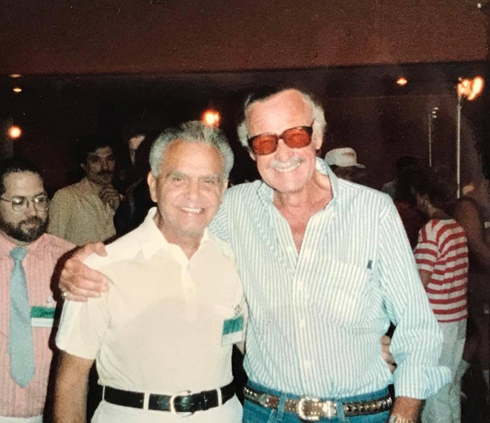 A long lost photo of Jack Kirby and Stan Lee has surfaced