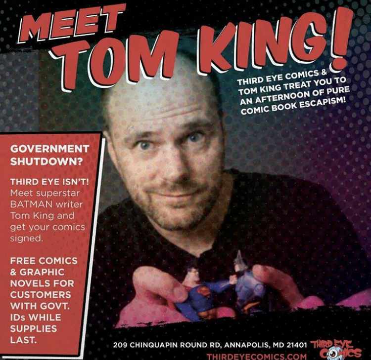 Tom King face