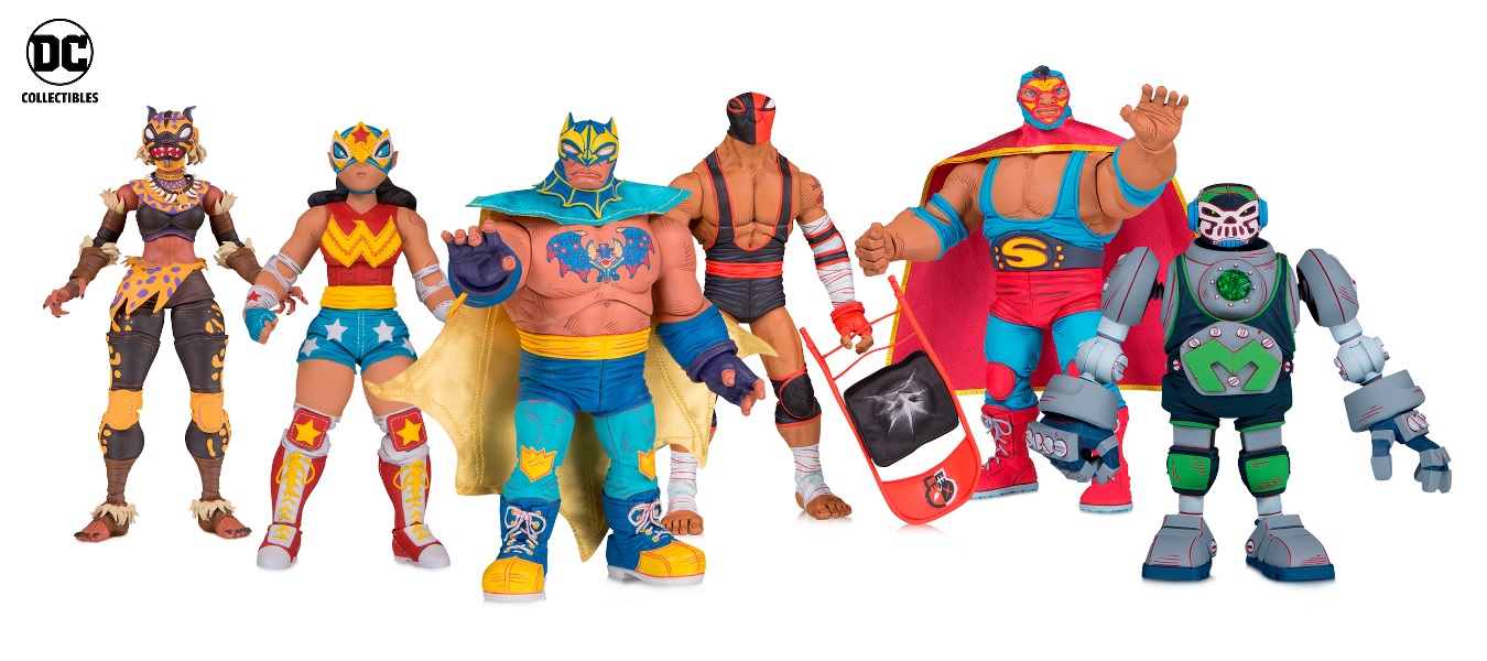 DC Heroes Step into Ring of Lucha Libre with DC Collectibles ¡Lucha  Explosiva! Toy Line