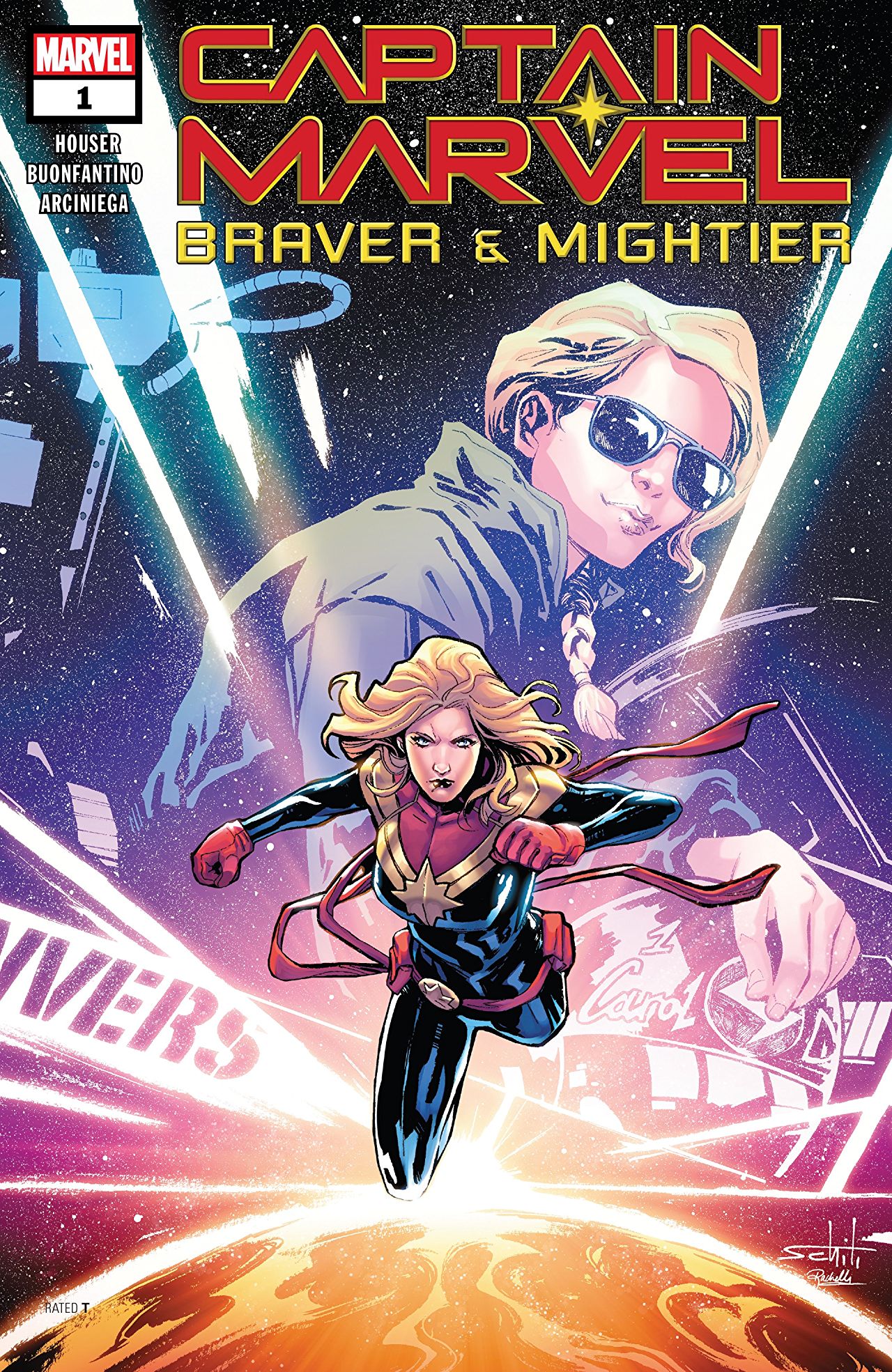 Captain Marvel: Braver & Mightier cover