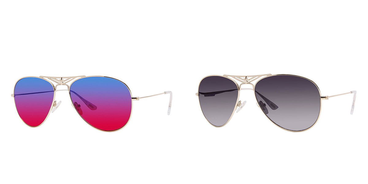 Captain Marvel Cruz Aviators by DIFF Eyewear