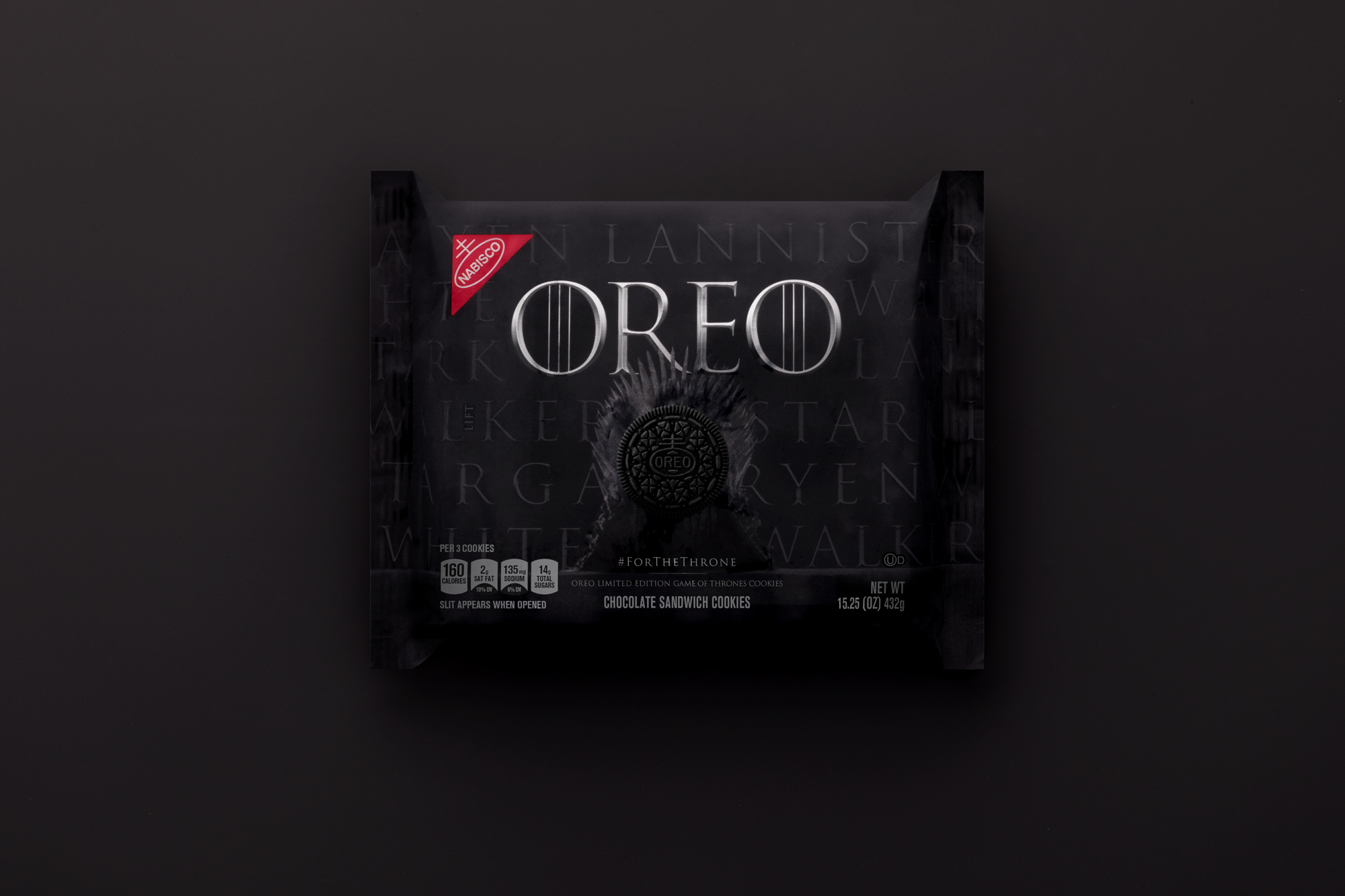 Game of Thrones OREO packaging