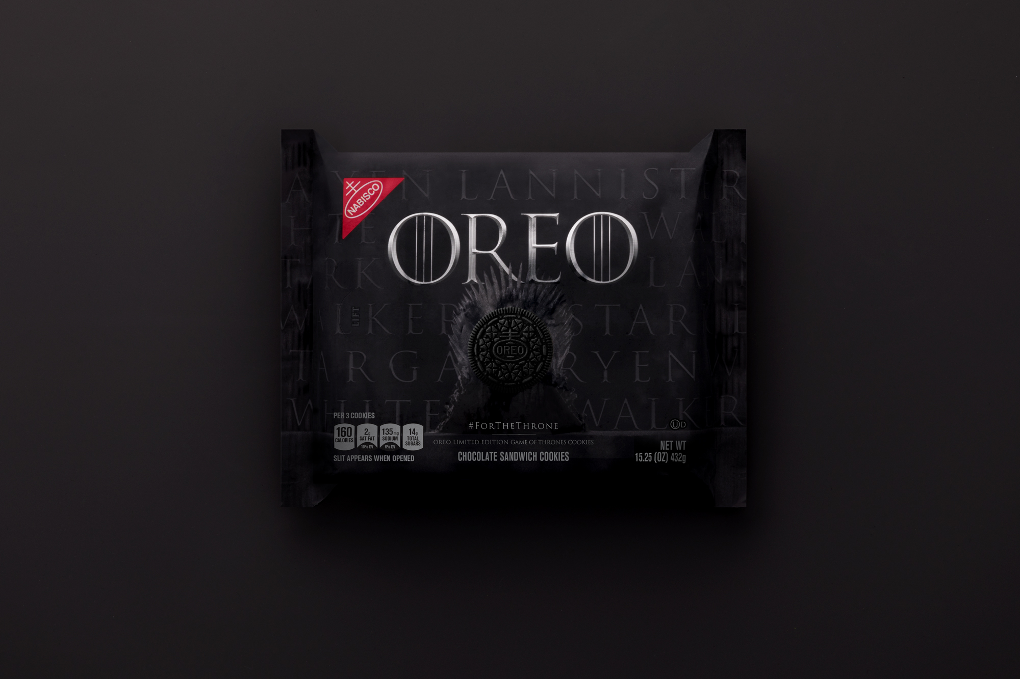 Game of Thrones OREO packaging