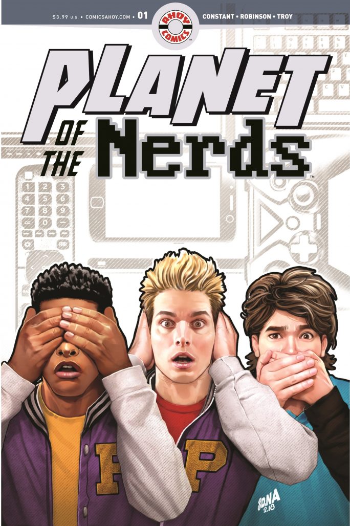 Planet of the Nerds #1 cover by David Nakayama