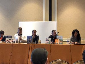 Comics: the Ninth Art panel at NCS Fest with Max De Radigues