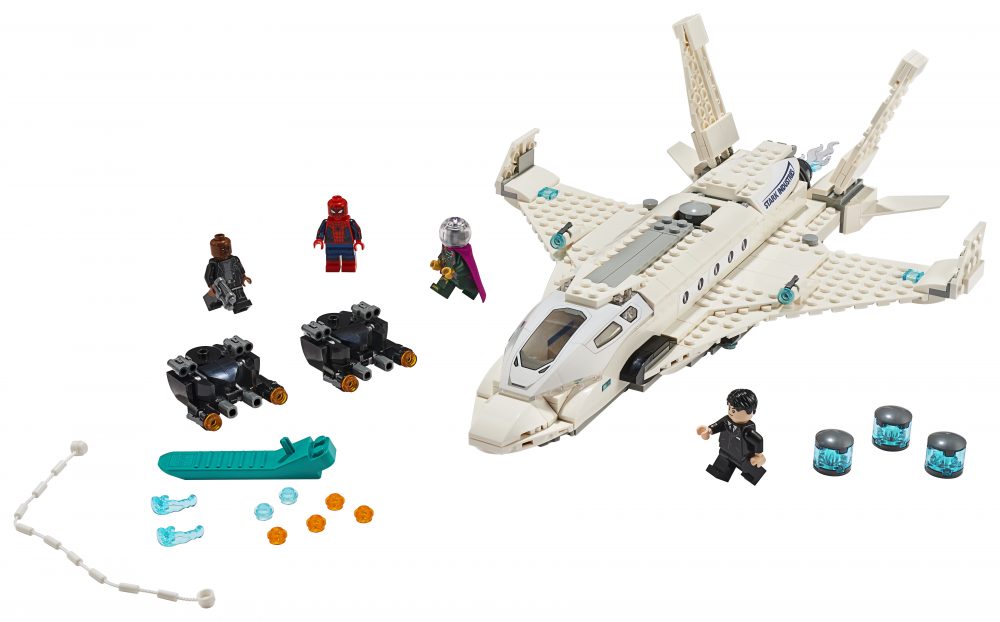 Lego Spider-Man: Far From Home Stark Jet Happy Hogan Mysterio Nick Fury