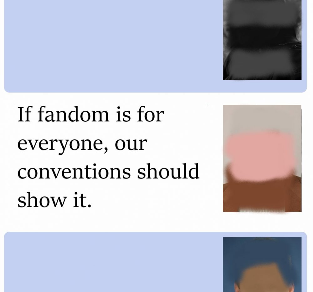 Fandom should represent everyone