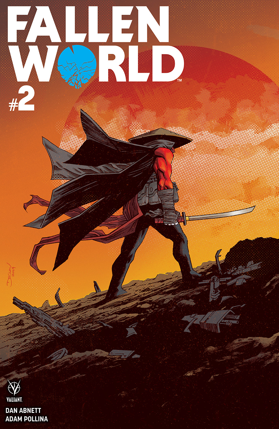 Fallen World #2 Cover B by Declan Shalvey