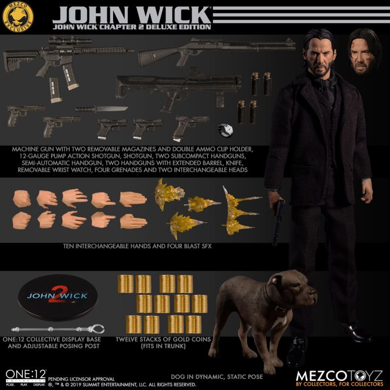Mezco One:12 Collective John Wick Action Figure