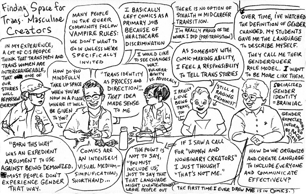 Queers & Comics conference comic 9