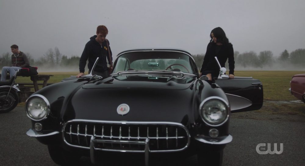 Riverdale Prom Night Veronica and Archie getting out of Veronica's car