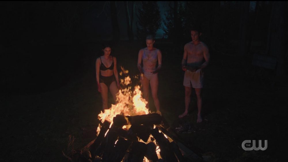 Veronica Lodge Betty Cooper and Archie Andrews in their underwear