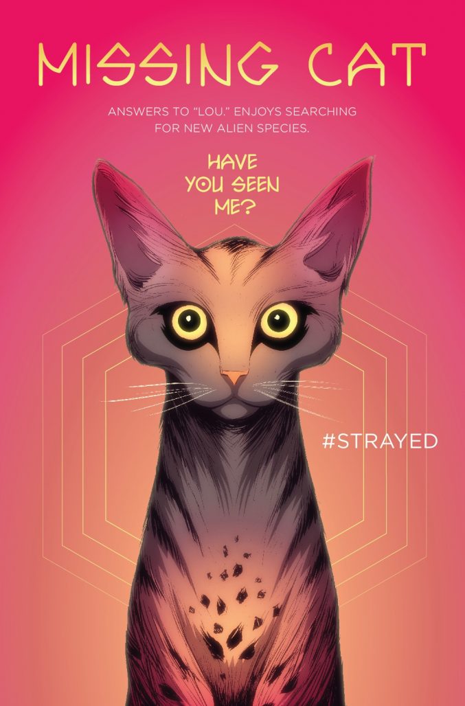 Dark Horse teases new space cat series STRAYED