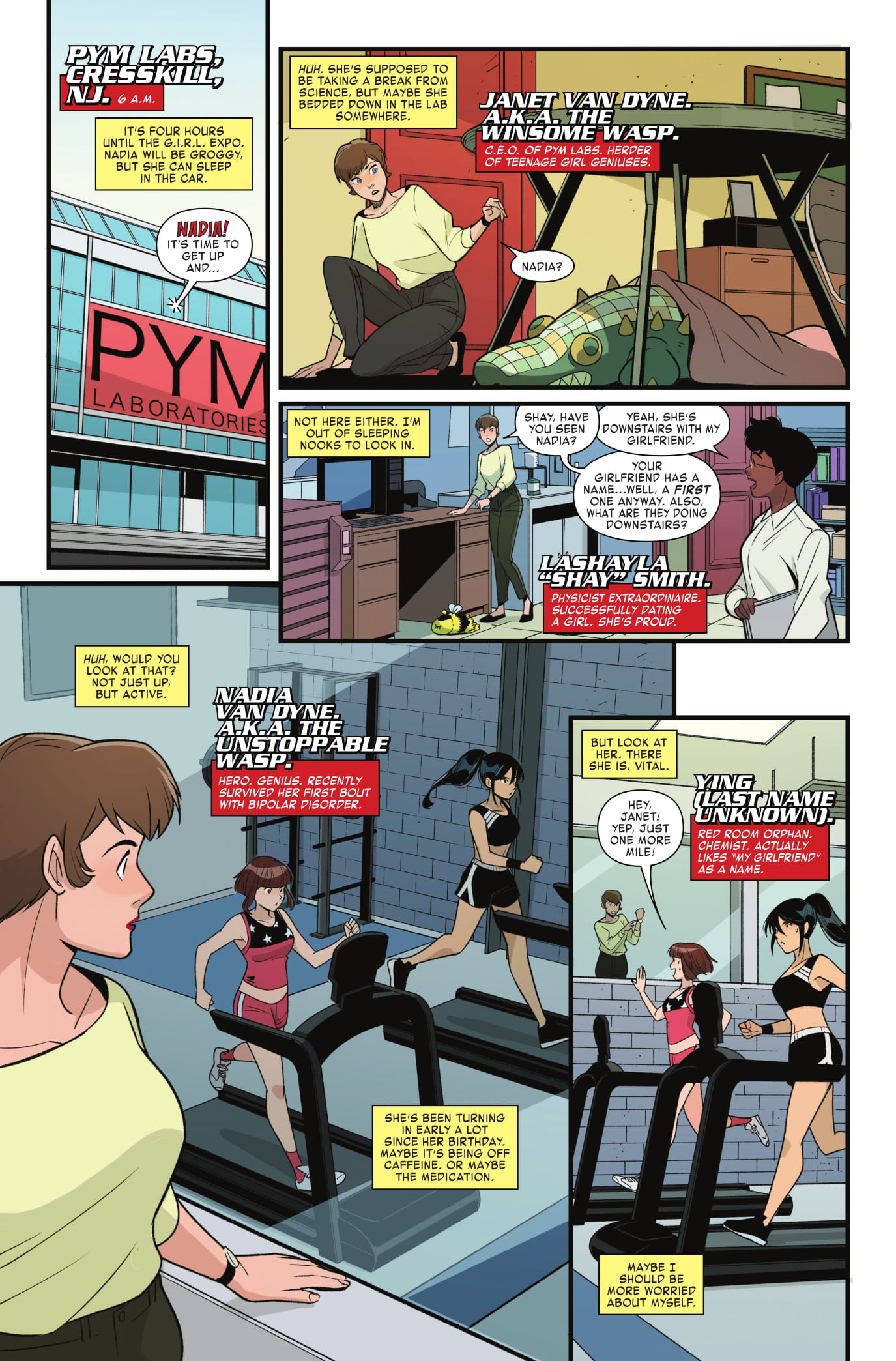Unstoppable Wasp #8 preview page 1