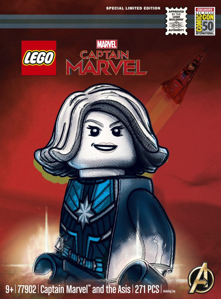SDCC LEGO Captain Marvel
