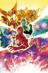 The JSA as depicted by Francis Manapul in the cover to Justice League #31.