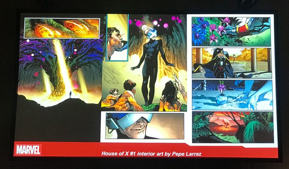Marvel's "Next Big Thing": House of X #1 interior art by Pepe Larraz