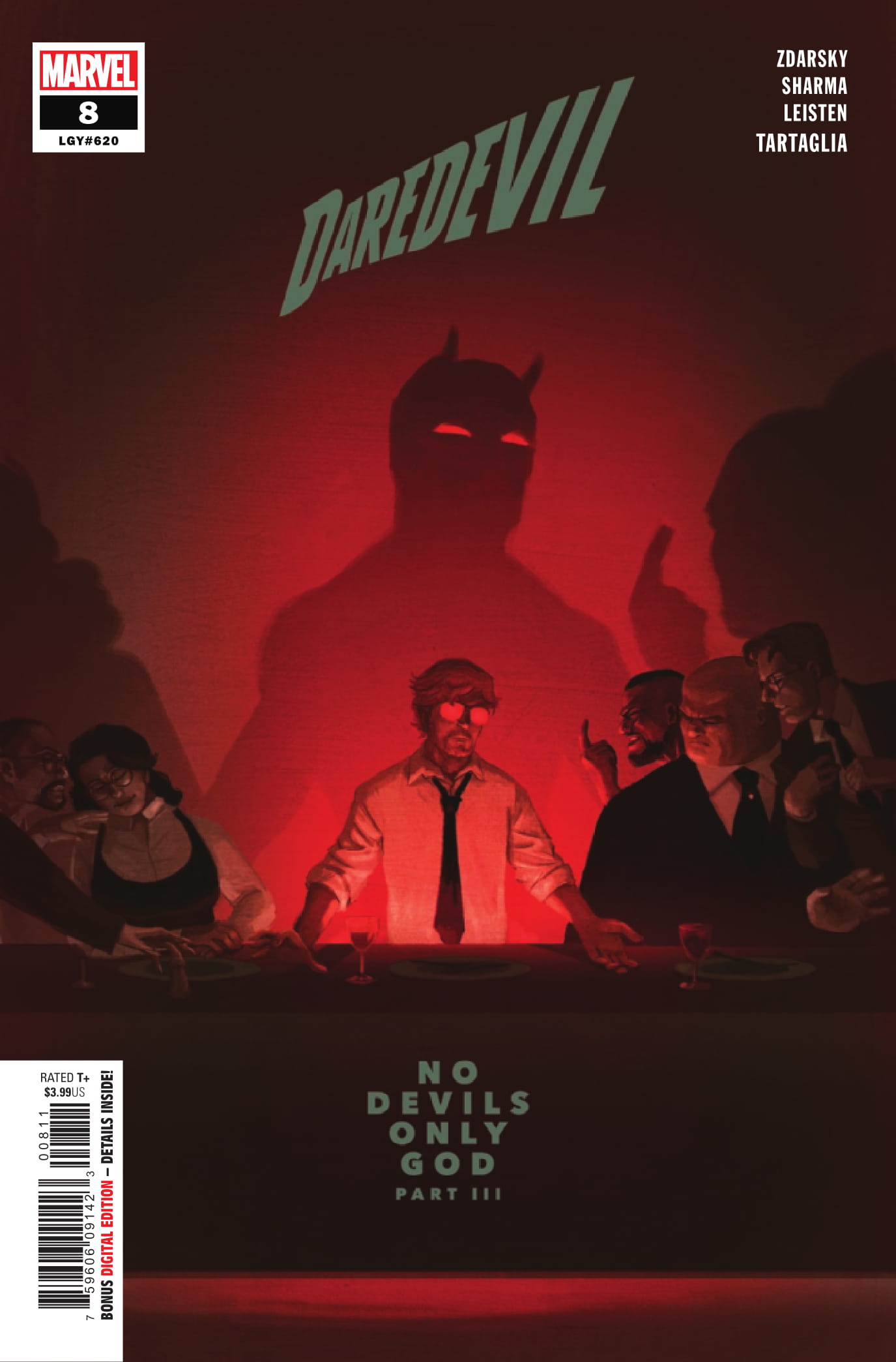 Daredevil #8 cover art by Chip Zdarsky
