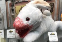 SDCC ‘19: Monty Python Killer Rabbit Caerbannog plush topped Factory Entertainment’s 2019 preorders Killer Rabot Caerbrannog plush