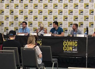 SDCC ‘19: Thursday’s Publishers Weekly panel looks at how new publishers market comics Publishers Weekly Panel featuring (L-R): Ted Adams, Liz Francis, Tyler Chin-Tanner, Andrew Arnold and Sebastian Girner