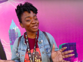 Carolyn Hinds explores Audible's A Trick of Light activation at SDCC