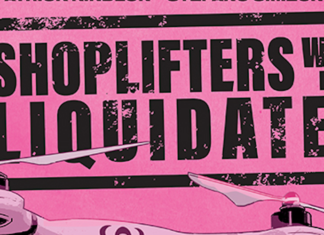 SHOPLIFTERS WILL BE LIQUIDATED in new comic