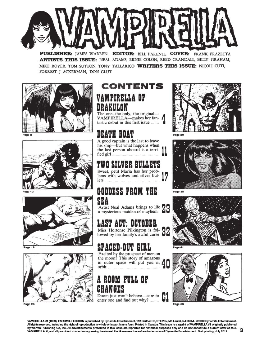 Vampirella #1 1969