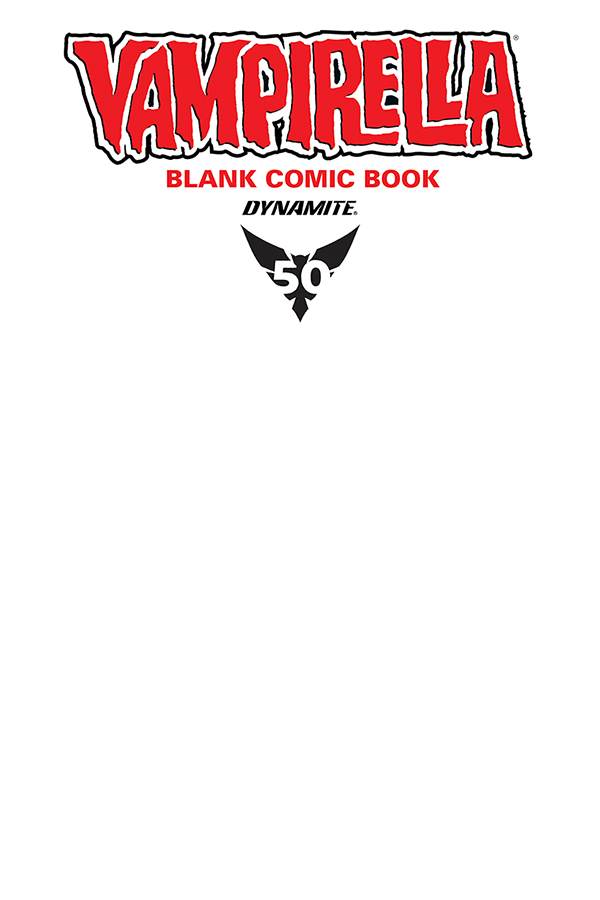 Vampirella Blank Comic Book