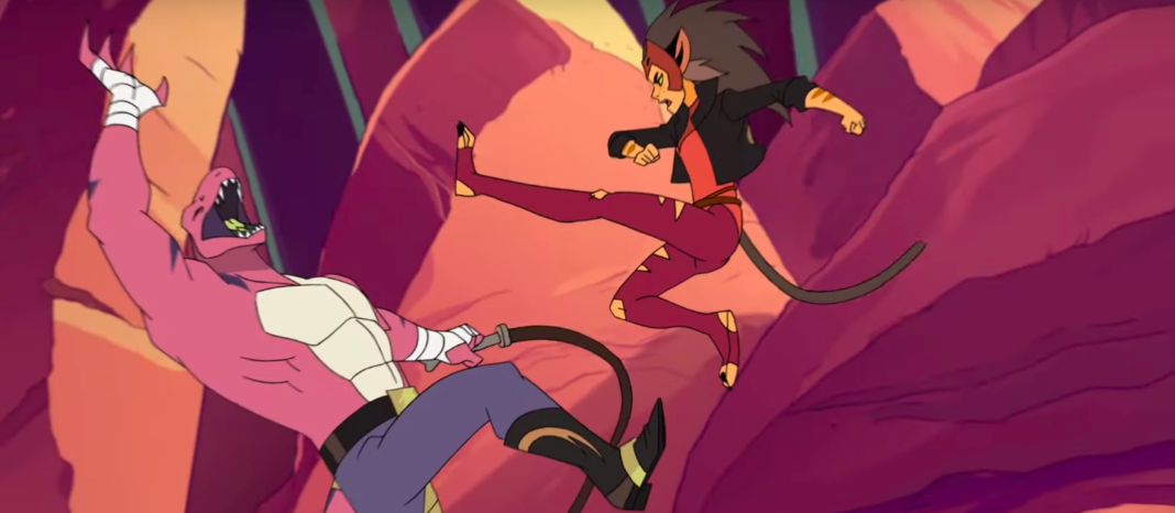 Catra VS Tongue Lashor