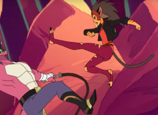 Catra whips Tung Lashor into shape in new SHE-RA S3 clip Catra VS Tongue Lashor