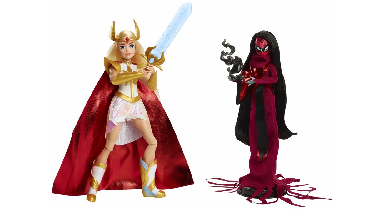 She-Ra vs Shadow Weaver Mattel dolls