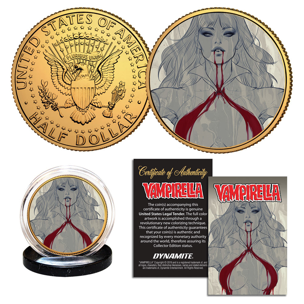 Vampirella coins