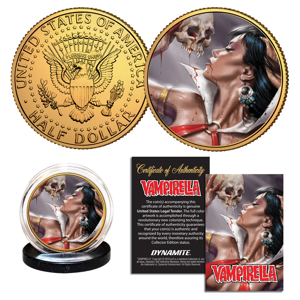 Vampirella coins